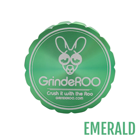 GrindeROO 4 Piece 63mm Metal Herb Grinder