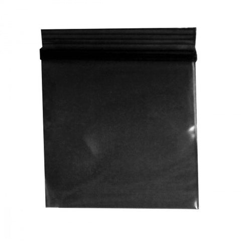 12mm x 12mm Apple Bags - Black - 100 Pack