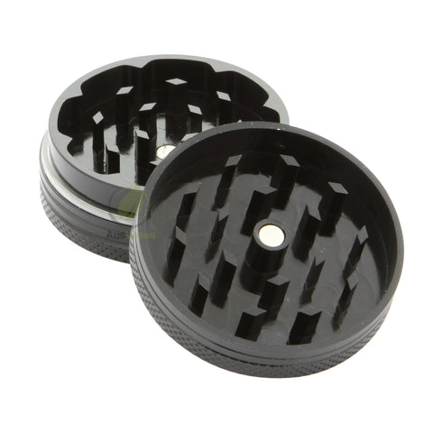 Pocket Size Black Aluminium Grinder 40mm - 2 pc.