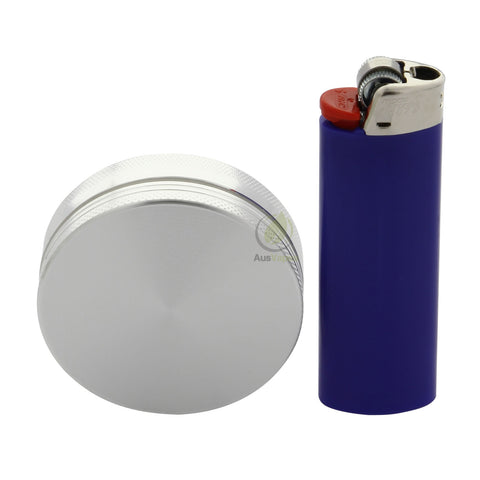 Silver Aluminium Grinder 55mm - 2 pc.