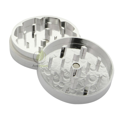 Silver Aluminium Grinder 55mm - 2 pc.