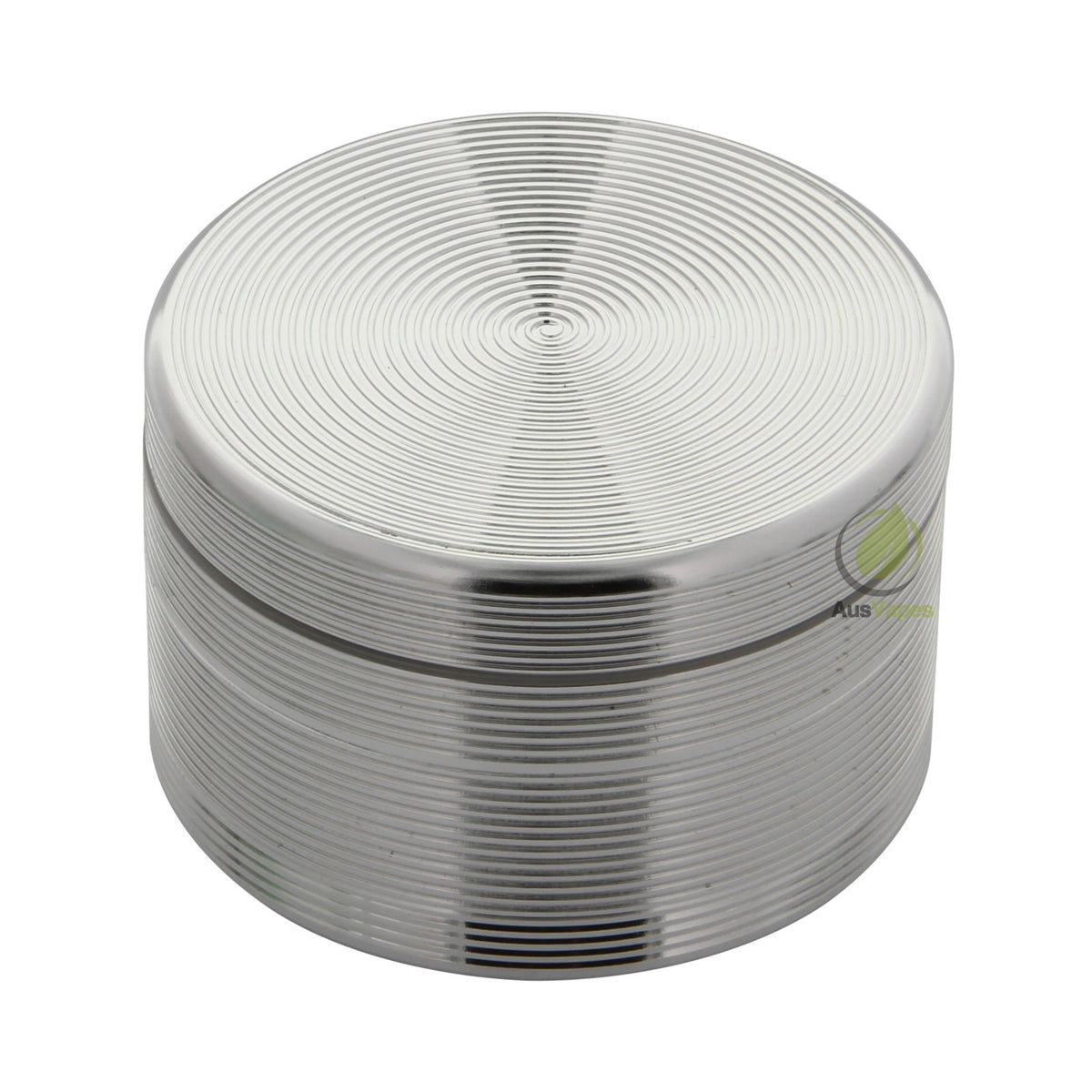 Silver Ripple Aluminium Grinder 60mm - 4 pc.