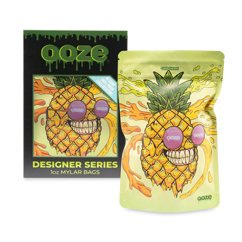 Ooze Designer Series Mylar Bag - Mr Pineapple